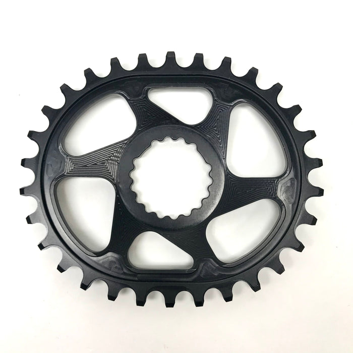 Leonardi Gecko 30t Standard 6mm Elliptical MTB Chainring for Cannondale Cranks