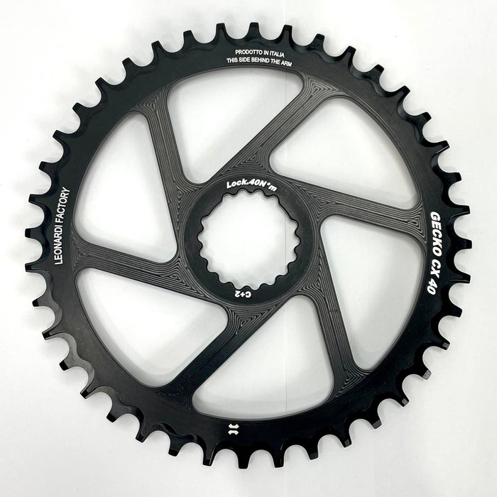 Leonardi Gecko CX 40t Round Chainring for Cannondale Road/CX Cranks