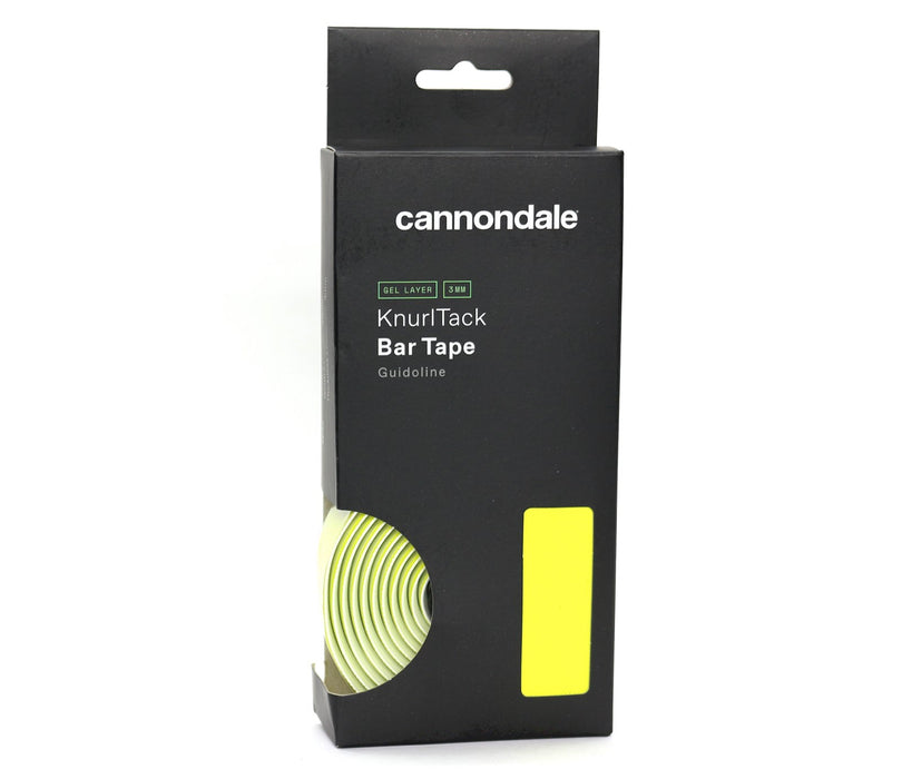 Cannondale KnurlTack 3.0mm Gel Handlebar Tape Yellow CP3301U60OS