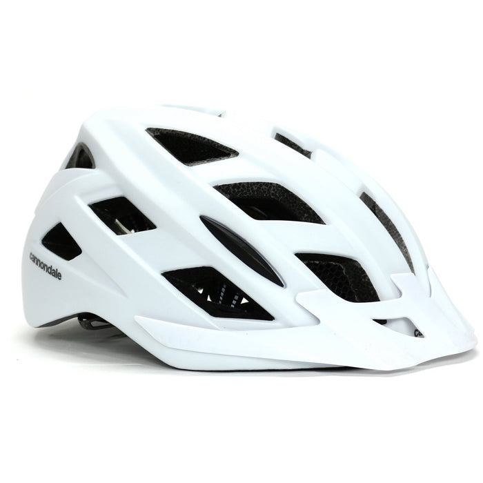 Cannondale Quick Adult Cycling Helmet w/ LED Light White Small/Medium