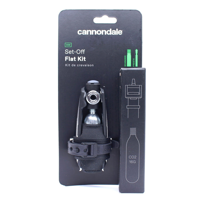 Cannondale Set-Off CO2 Flat Kit w/ Tire Levers + Mounting Straps CP6601U10OS