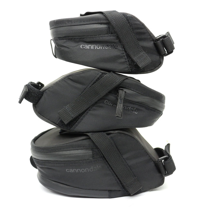 Cannondale Contain Stitched Hook Loop Strap Small Seat Bag Black CP1251U10OS