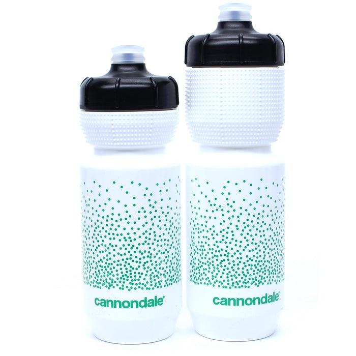 Cannondale Gripper Water Bottle Bubbles White w/ Green 600ml/21oz CP5202U1060