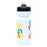 Cannondale Gripper Water Bottle Stacked Logo White w/ Rasta 600ml/21oz CP5302U1060