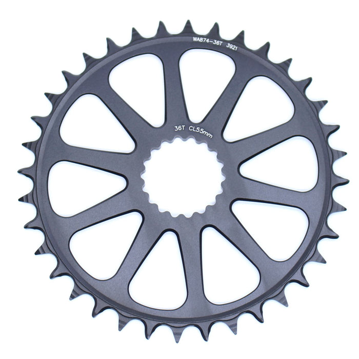 Cannondale SpideRing Ai Offset 36t Shim 12 speed 55CL Chainring - CP2551U1036