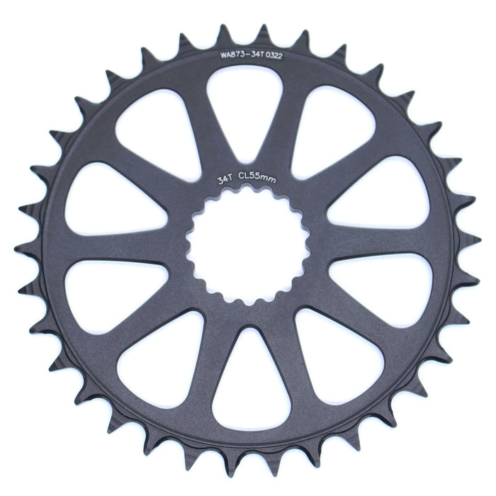 Cannondale SpideRing Ai Offset 34t Shim 12 speed 55CL Chainring - CP2551U1034