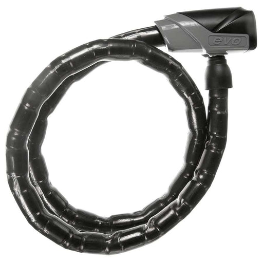 EVO, Lockdown, Armored cable, Key, 18mm, 100cm, 39", Black