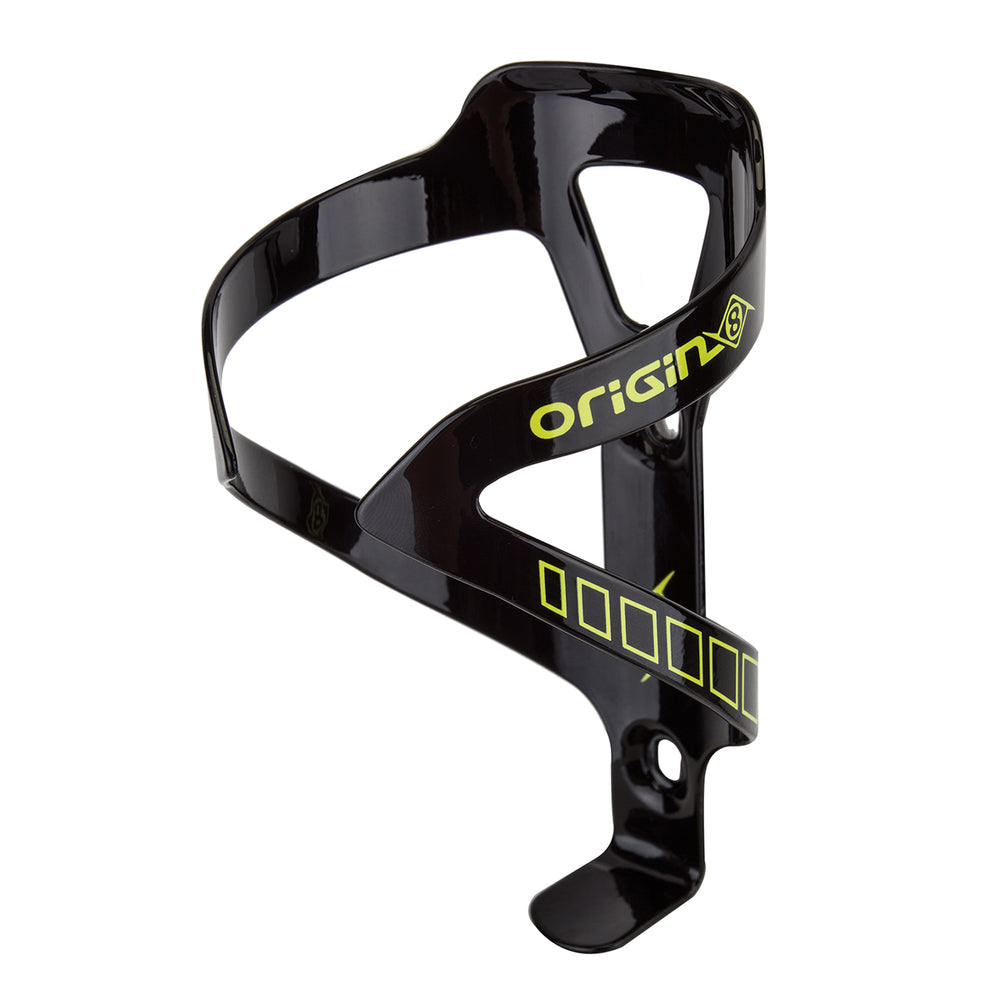 ORIGIN8 Alloy Klutch Cage Standard Alloy Black/Yellow Water Bottle Cage