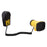 SUNLITE 3 Sound Electric Push Button Yellow Bike Bell/Horn + Megaphone FUN
