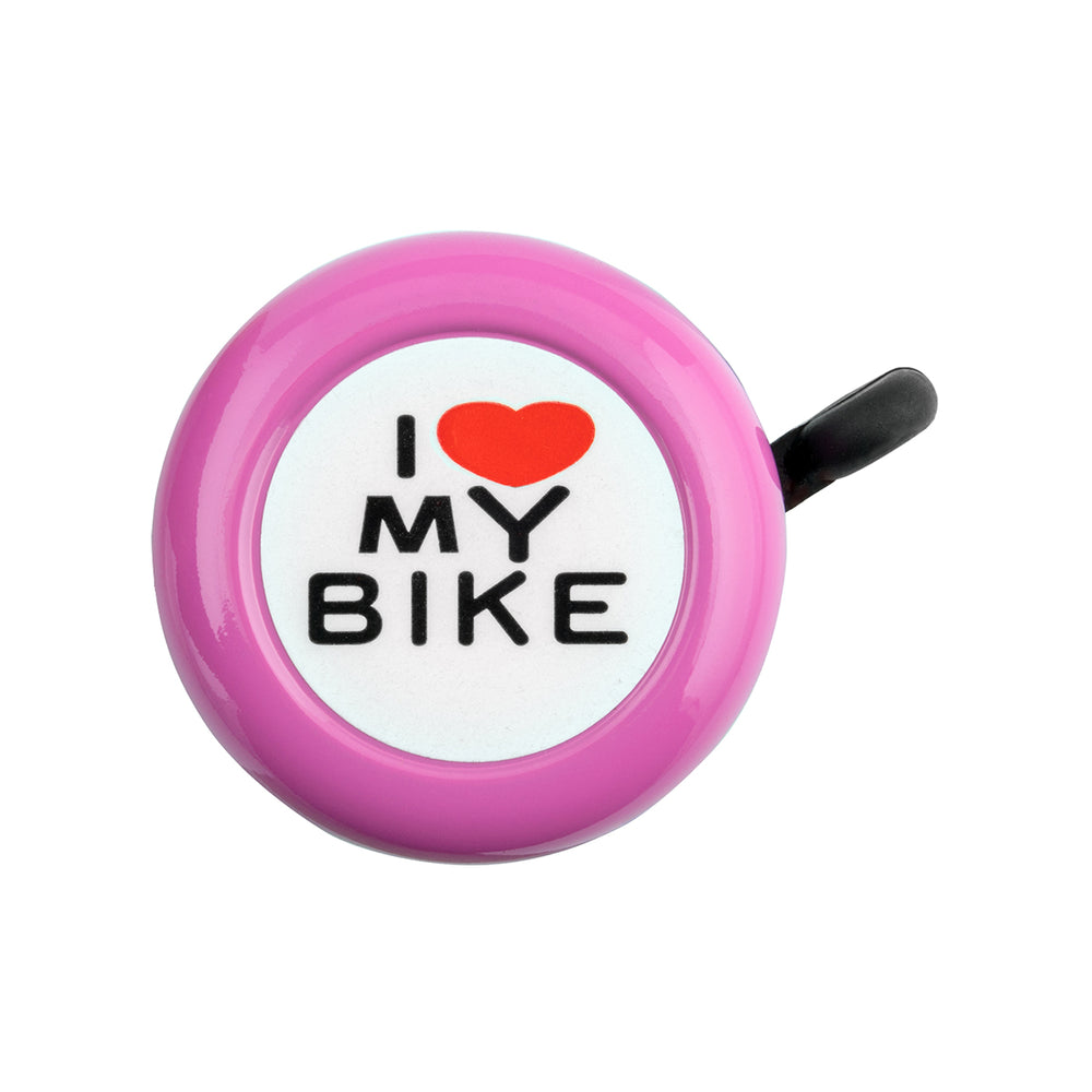 SUNLITE I Love My Bike Lever Pink Bike Bell