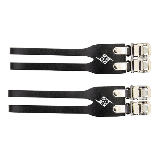 ORIGIN8 Leather Straps 420mm Black for Bicycle Pedals