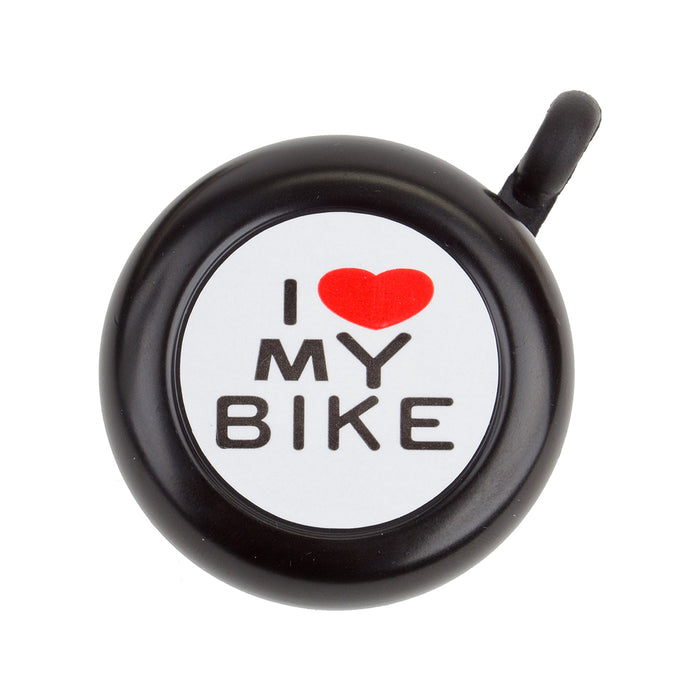 SUNLITE I Love My Bike Lever Black Bike Bell
