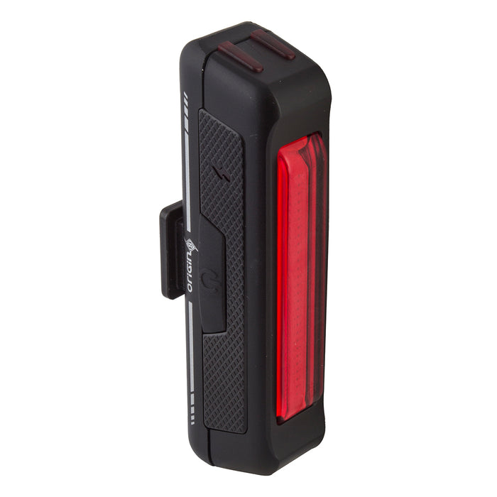ORIGIN8 Rear Light Bar Black Mini USB Rechargeable Bicycle Safety Light