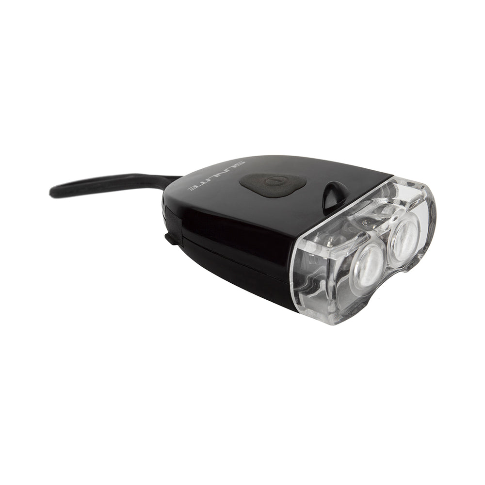 SUNLITE Loop USB Headlight Black Rechargeable Waterproof Bicycle Safety Light