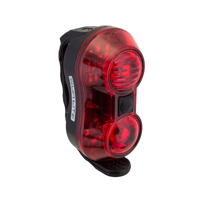 SUNLITE TL-L215 USB Tail Light Black Rechargeable Rear Bicycle Safety Light