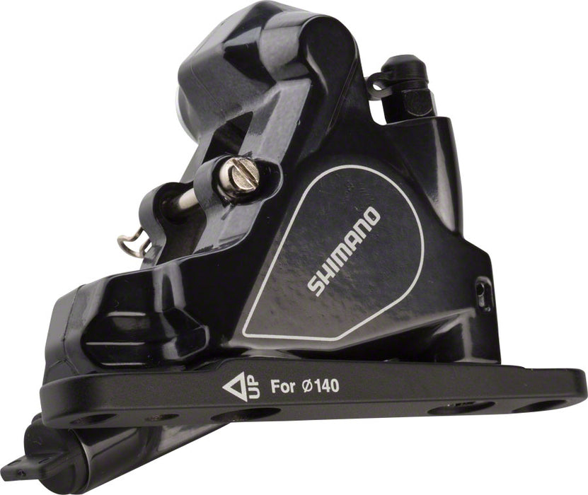 Shimano BR-RS805 Front Flat-Mount Disc Brake Caliper with Resin Pads with Fins