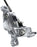 SRAM G2 Ultimate Disc Brake and Lever - Rear, Hydraulic, Post Mount, Carbon Lever, Titanium Hardware, Polar Grey Anodized, A2