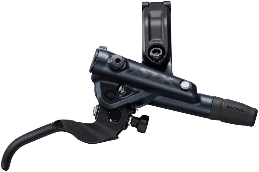 Shimano SLX BL-M7100/BR-M7120 Disc Brake and Lever - Rear, Hydraulic, Post Mount, 4-Piston, Black