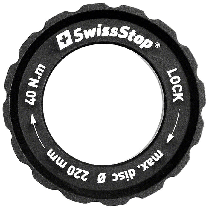 SwissStop Lockring for CenterLock Rotor - Max 220mm