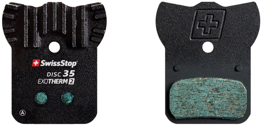 SwissStop EXOTherm2 Disc Brake Pad Set - Disc 35, For SRAM and Avid, Fits Multiple Models