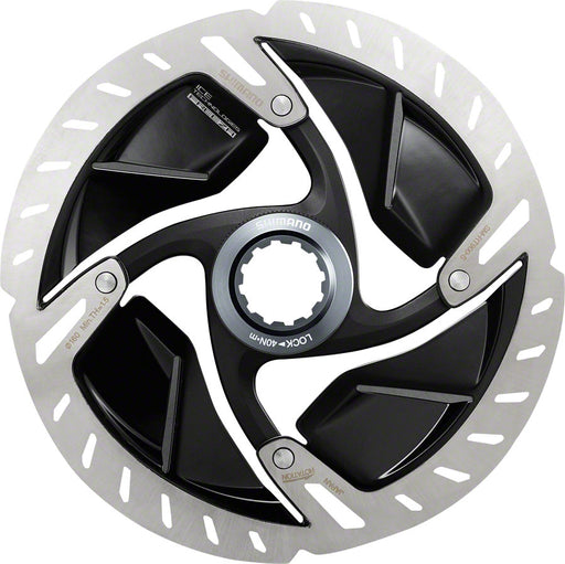 Shimano Dura-Ace SM-RT900-S Disc Brake Rotor - 160mm, Center Lock, Silver/Black