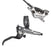 Shimano XTR BL- M9120/BR-M9120 Disc Brake and Lever - Rear, Hydraulic, Post Mount, Finned Metal Pads, Gray