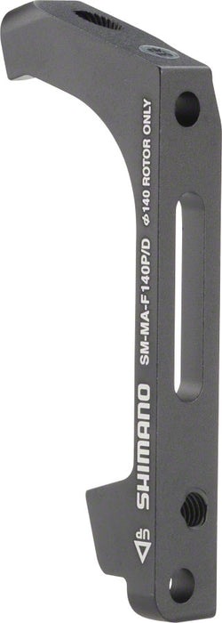 Shimano F140P/D Disc Brake Adaptor for 140mm Rotor, 74mm Caliper, Flat- Mount Fork