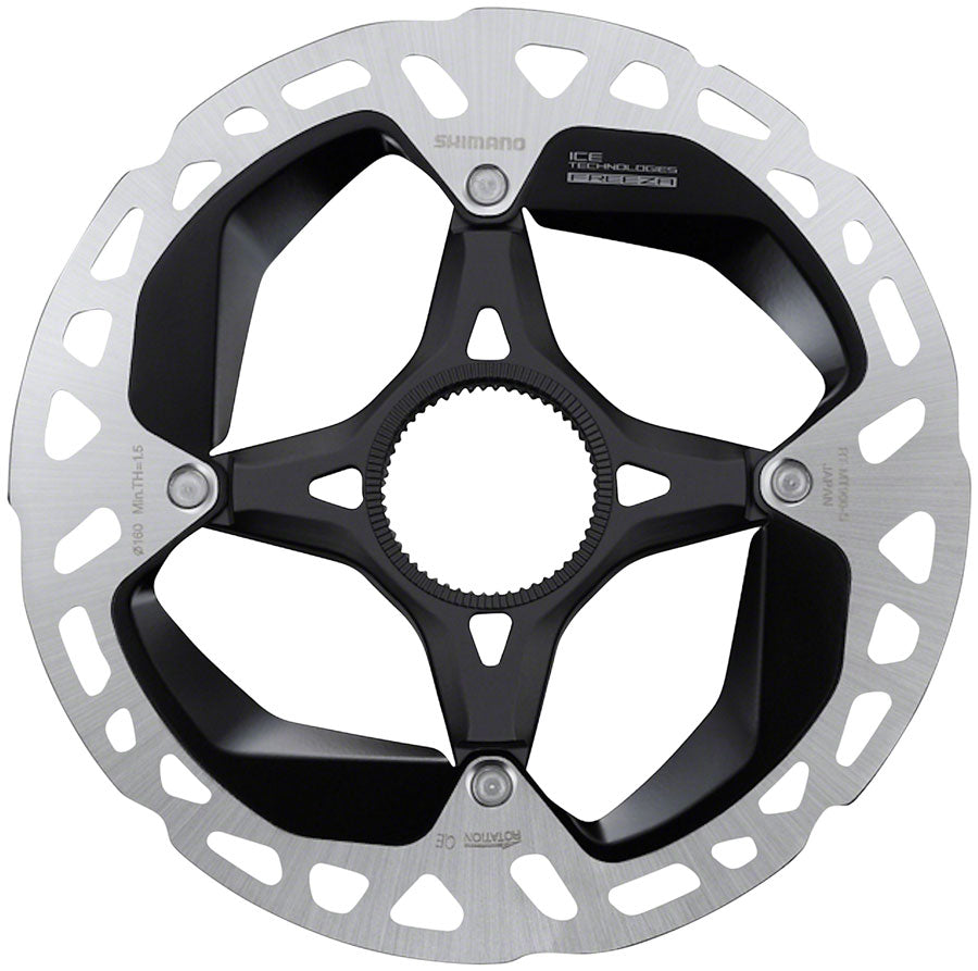 Shimano XTR RT-MT900-S Disc Brake Rotor - 160mm, Center Lock, Silver/Black