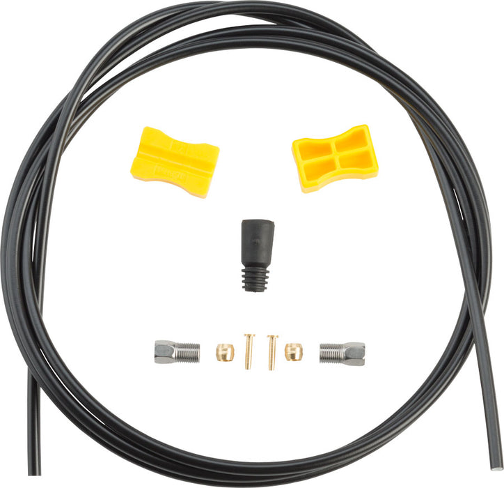 Shimano SM-BH59-JK Low Pressure Disc Brake Hose Kit - Straight Caliper Caliper Connector, 2000mm, Black