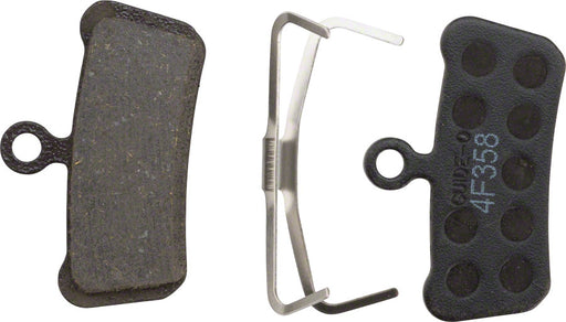SRAM Disc Brake Pads - Organic Compound Steel Backed Quiet For Trail Guide