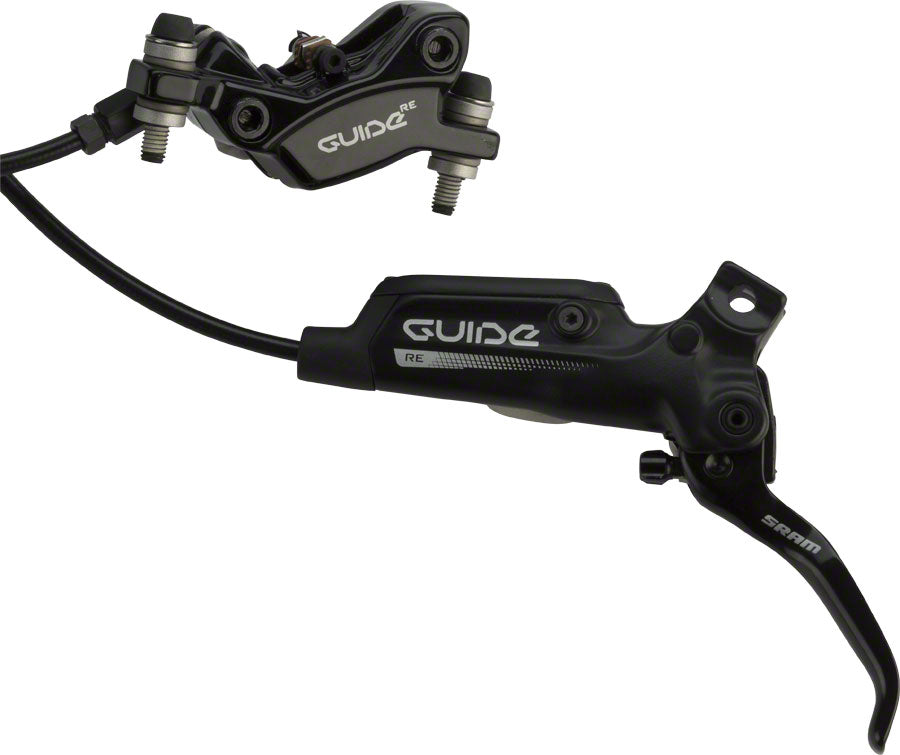 SRAM Guide RE Disc Brake and Lever - Front, Hydraulic, Post Mount, Black, A1