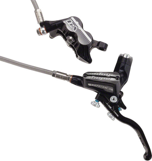Hope Tech 3 V4 Disc Brake and Lever - Front, Hydraulic, Post Mount, Black