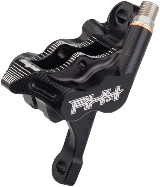 Hope RX 4 Complete Caliper: for SRAM Road Hydraulic Disc Brake Levers, Black, Front Flat Mount 160