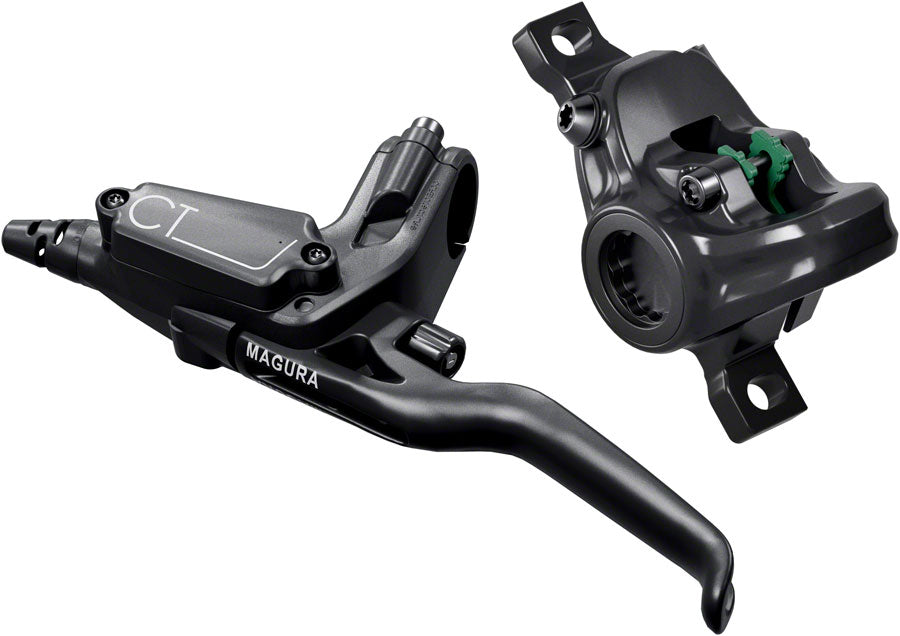 Magura CT4 Disc Brake and Lever - Front, Hydraulic, Post Mount, Black