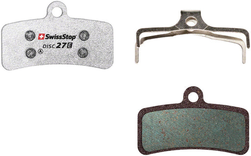 SwissStop E Compound Brake Pad Set, Disc 27: for Shimano 4-Piston and Downhill "D" Shape