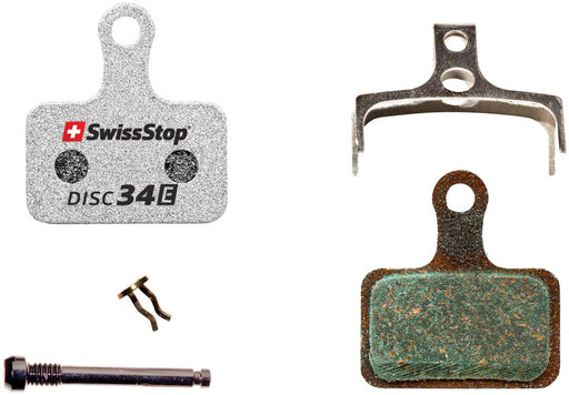 SwissStop E Compound Disc Brake Pad Set, Disc 34: Shimano Road "L" Shape