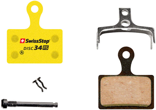 SwissStop RS Organic Compound Disc Brake Pad Set, Disc 34: Shimano Road "K" Shape