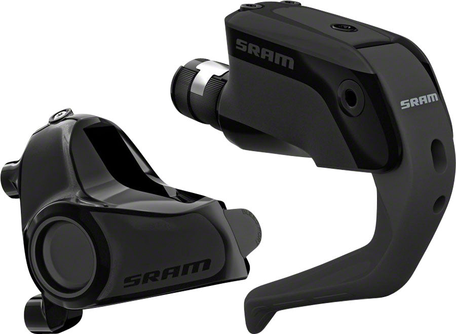 SRAM S900 Aero Disc Brake and Lever - Rear, Hydraulic, Flat Mount, Black, A1