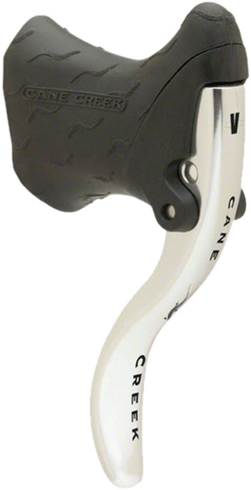 Cane Creek Drop V Brake Lever Set for Linear Pull Brakes, Black Hoods with Silver Levers