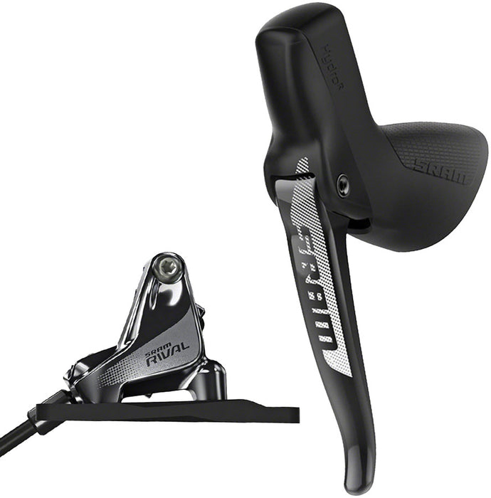 SRAM Rival 1 Disc Brake and Lever - Front, Hydraulic, Flat Mount, Black, A1