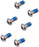 SRAM/ Avid T25 Rotor Bolt Kit, Titanium, Set of 6
