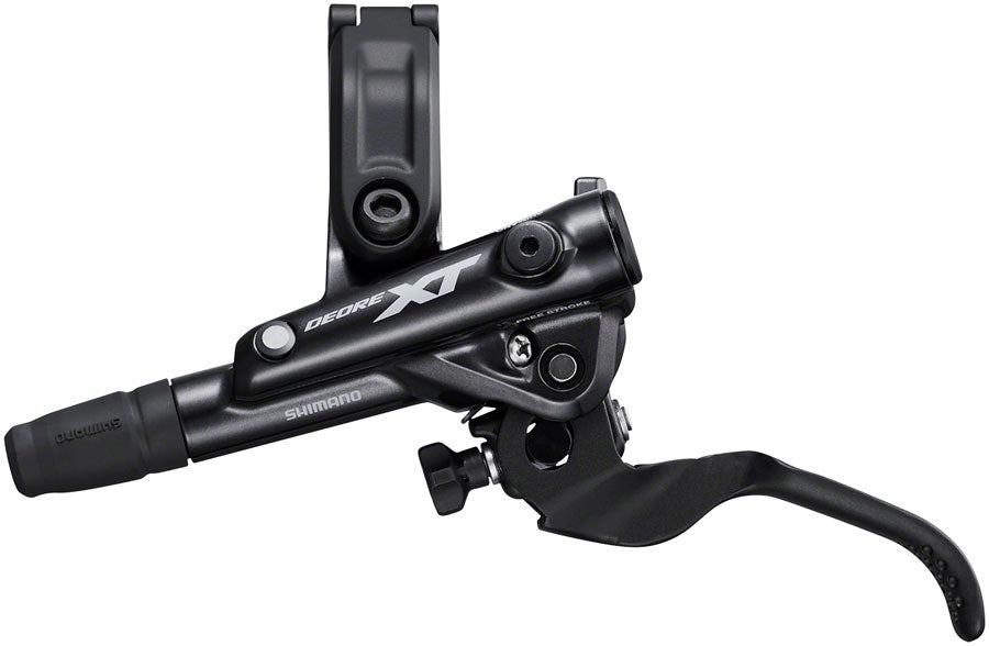 Shimano Deore XT BL-M8100/BR-M8100 Disc Brake and Lever - Front, Hydraulic, Post Mount, 2-Piston, Black