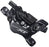 Shimano Deore XT BL-M8100/BR-M8120 Disc Brake and Lever - Front, Hydraulic, Post Mount, 4-Piston, Finned Metal Pads, Black