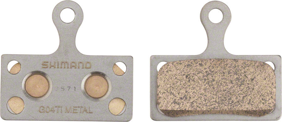 Shimano G04Ti Metal Disc Brake Pads and Spring for XTR BR-M9020 XT BR-