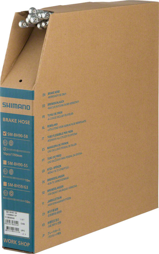 Shimano SM-BH90-SB High Pressure Disc Brake Hose Kit - Normal Silver Banjo