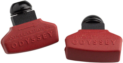 Odyssey Ghost Brake Pads Medium Compound Red Threaded Post