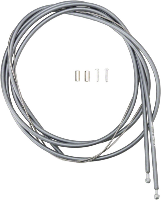 Shimano Road PTFE Brake Cable and Housing Set, High-Tech Gray