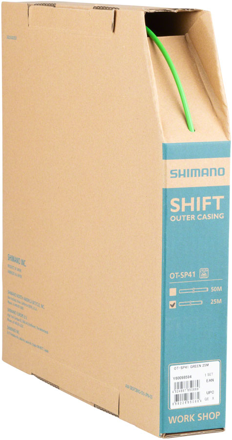 Shimano OT-SP41 Derailleur Housing - 25m, Green