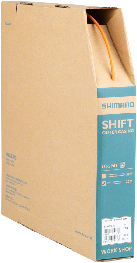 Shimano OT-SP41 Derailleur Housing - 25m, Orange