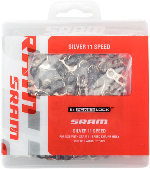 SRAM PowerLock for 11-speed, Silver, Bulk 50 Pack